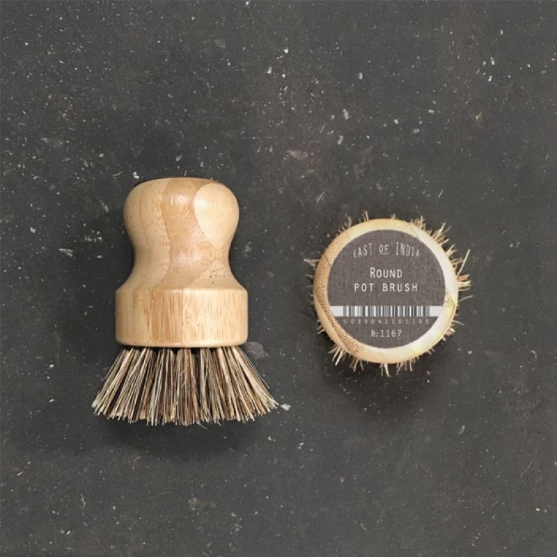 Round kitchen brush