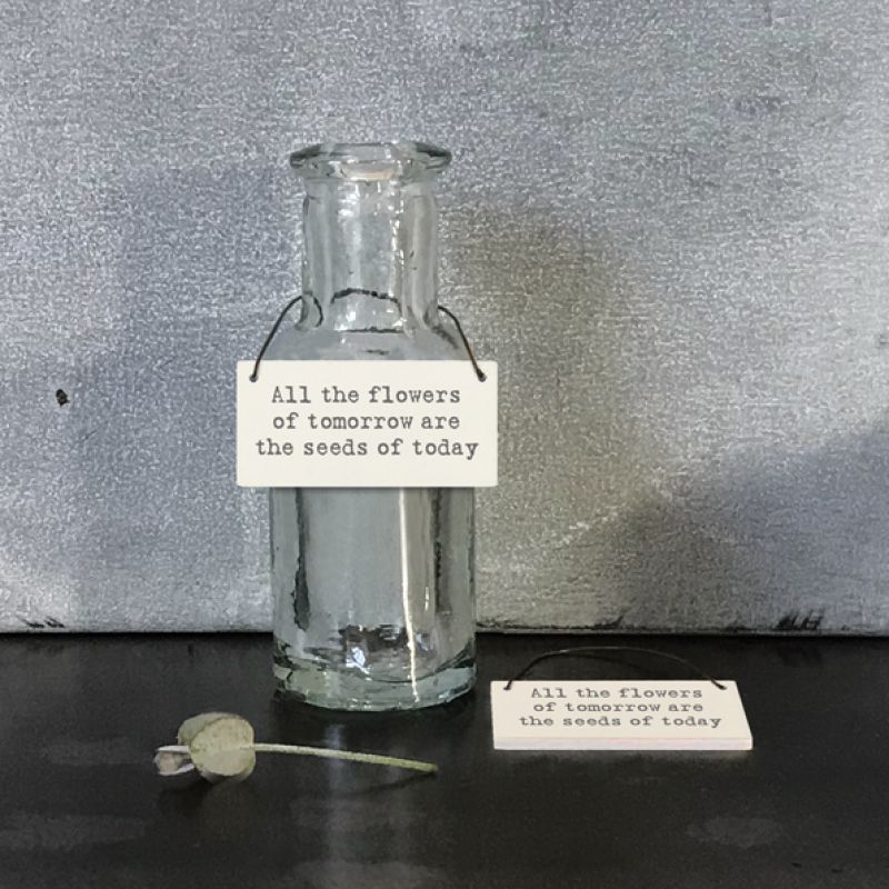 Little sign  – All the  flowers…