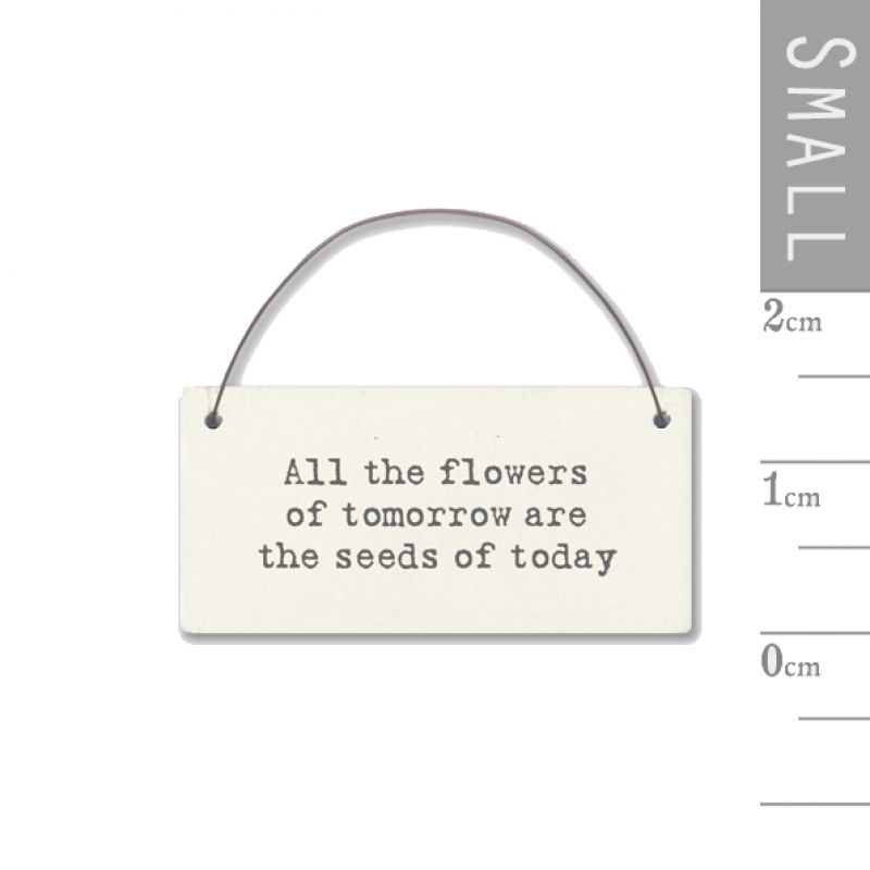 Little sign  – All the  flowers…