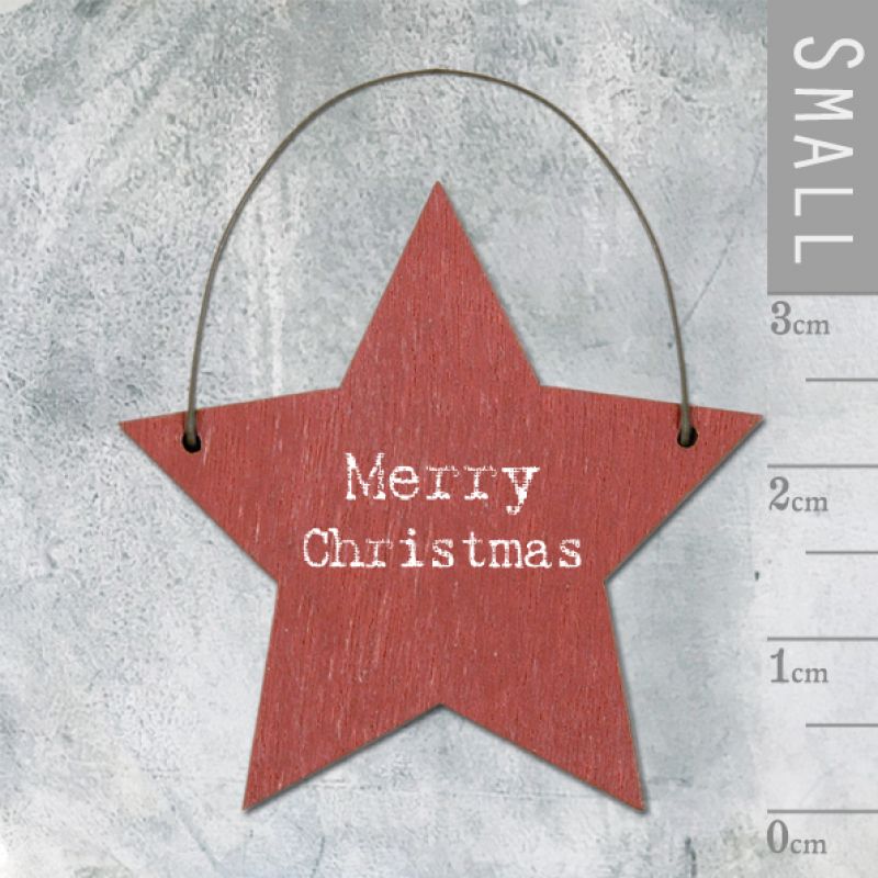 Little star – Merry Christmas  (red)
