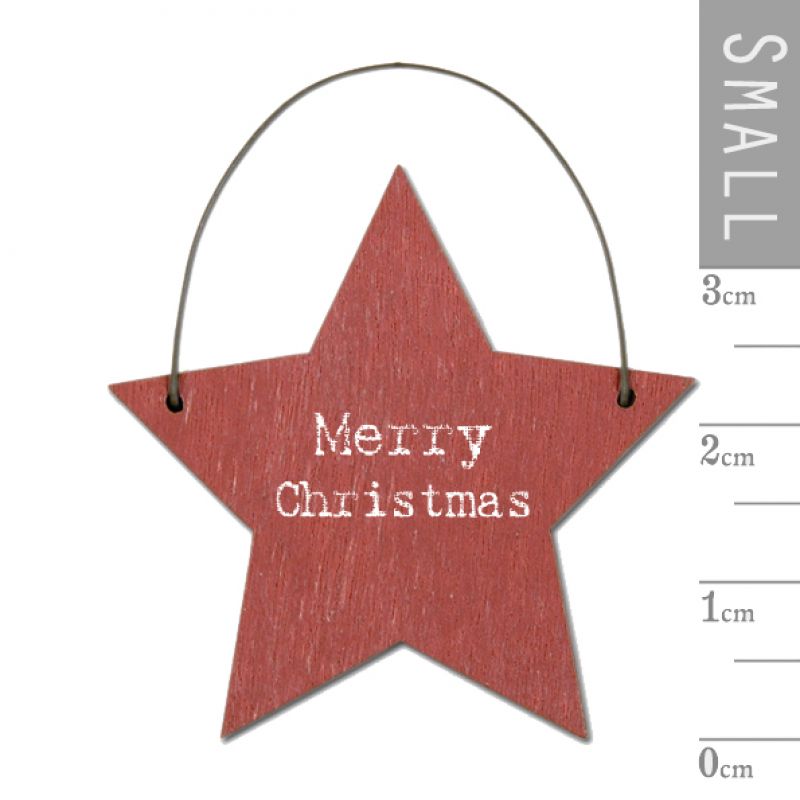 Little star – Merry Christmas  (red)