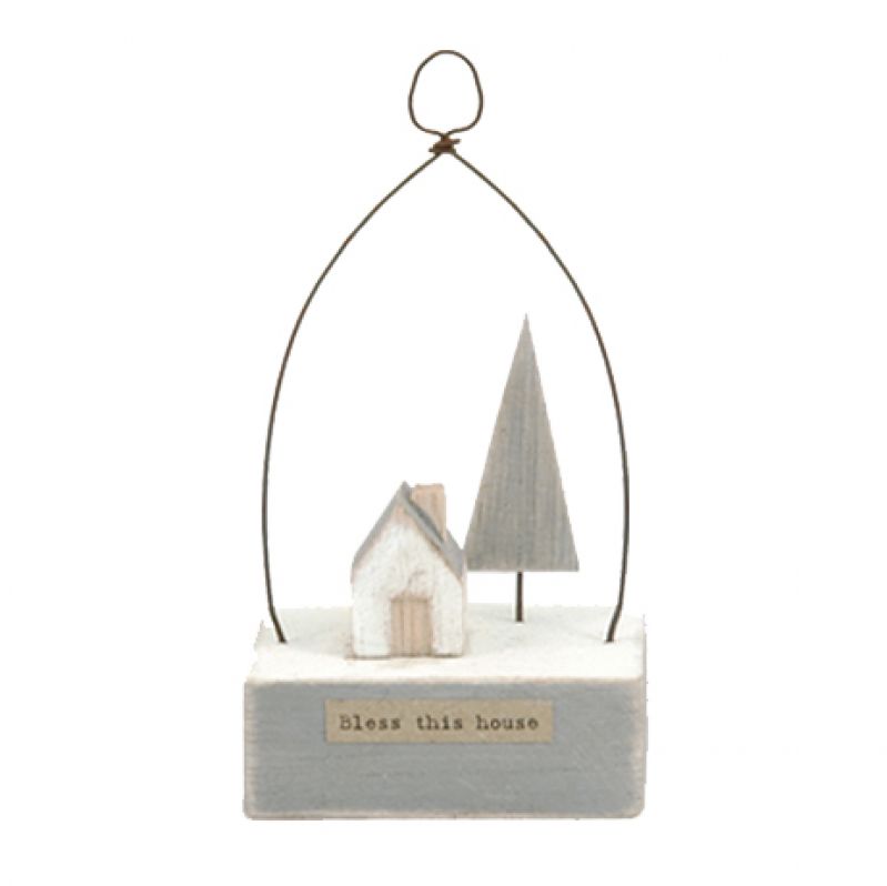 Wooden scene - Bless this house