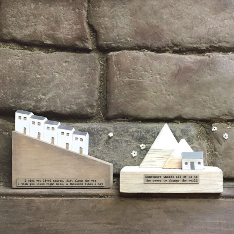 Ξύλινο θέμα 10εκ. -Βουνά