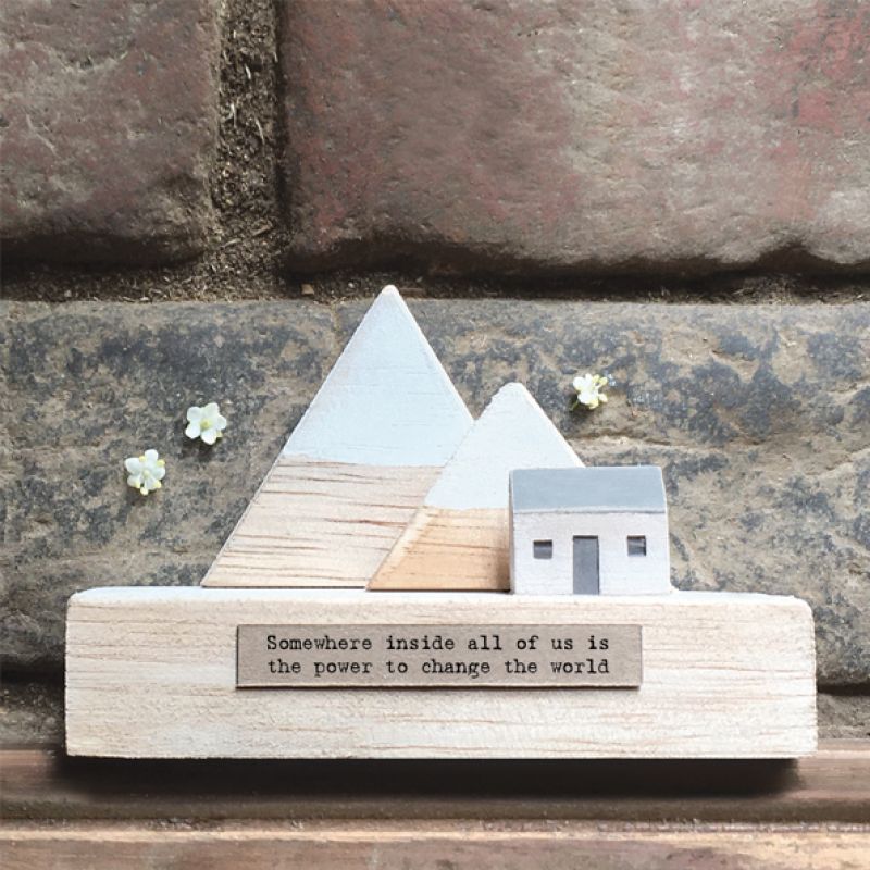 Ξύλινο θέμα 10εκ. -Βουνά