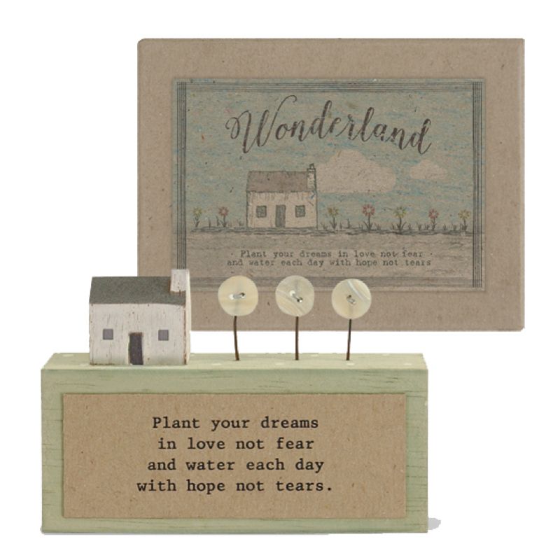 Wooden plaque – Plant your dreams 