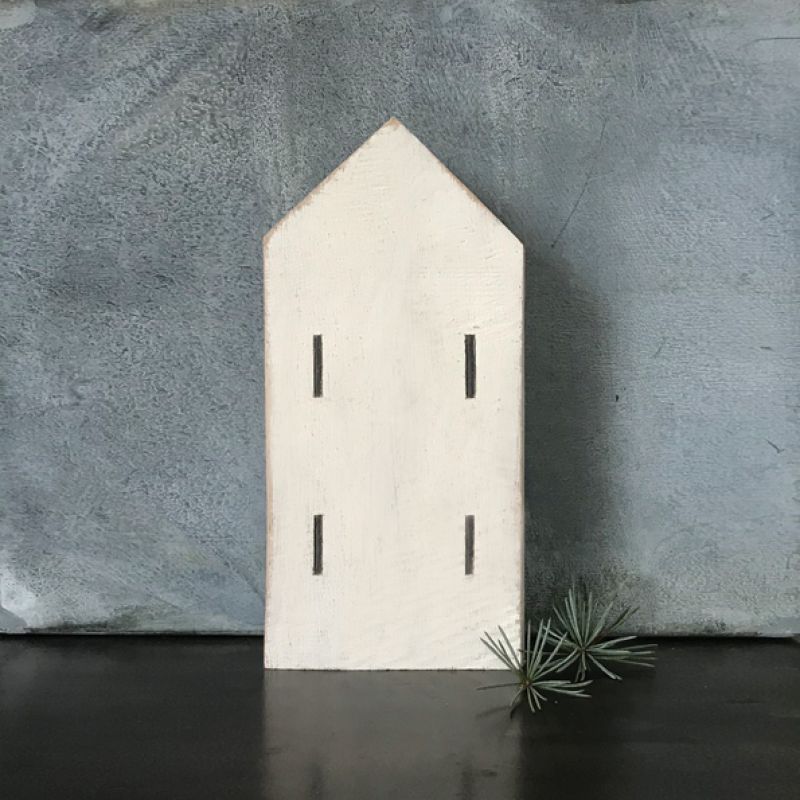 Σπίτι ξύλινο - Ψηλό λευκό