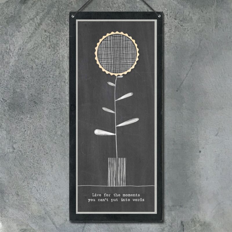 Καδράκι μαυροπίνακας - Live for the moments