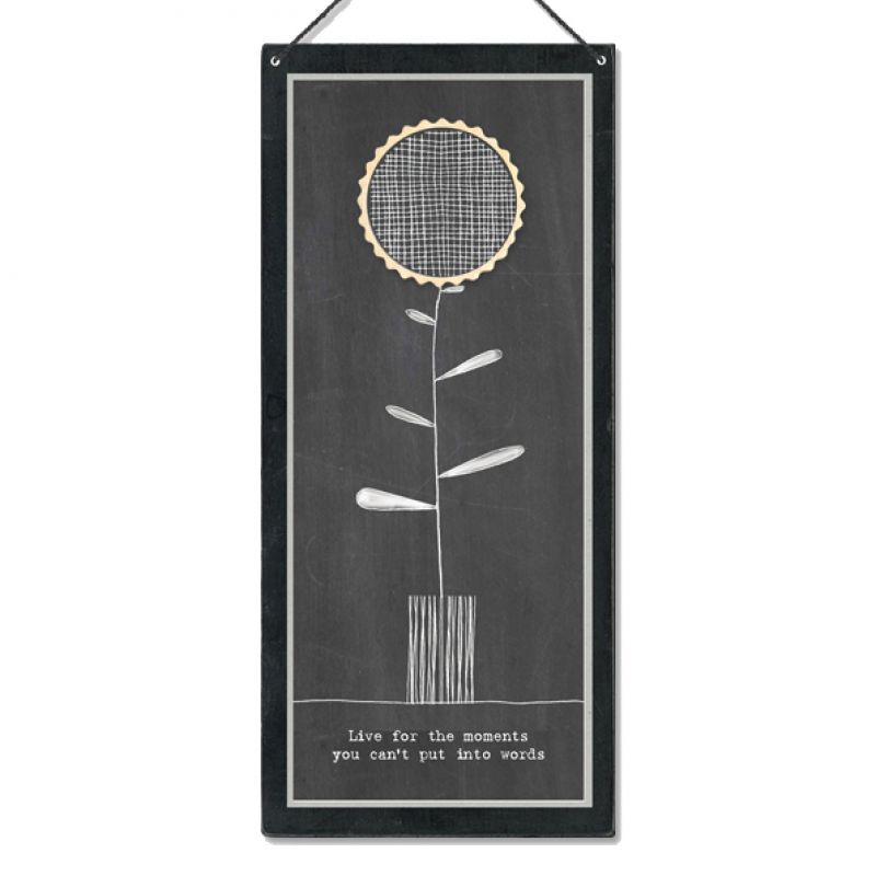 Καδράκι μαυροπίνακας - Live for the moments