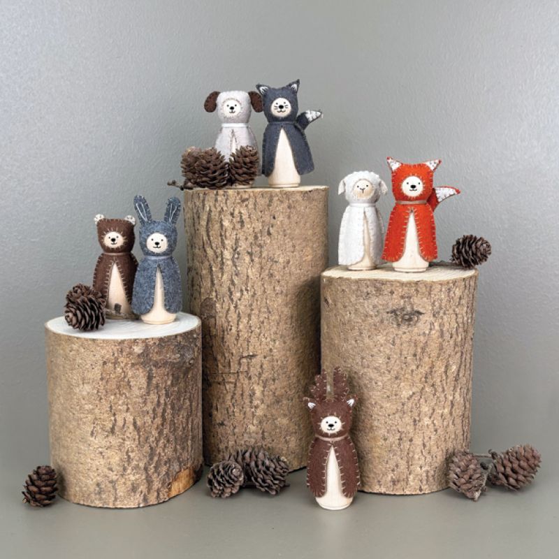 Ζωάκι woodland - Γάτα 7,5x3εκ.