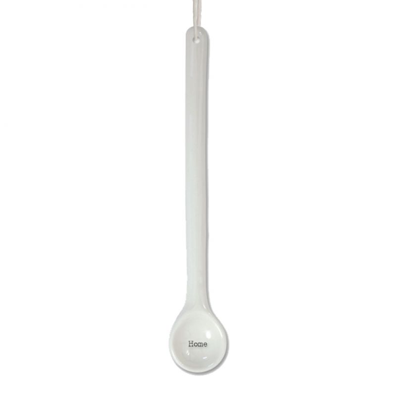 Porcelain long spoon-Home