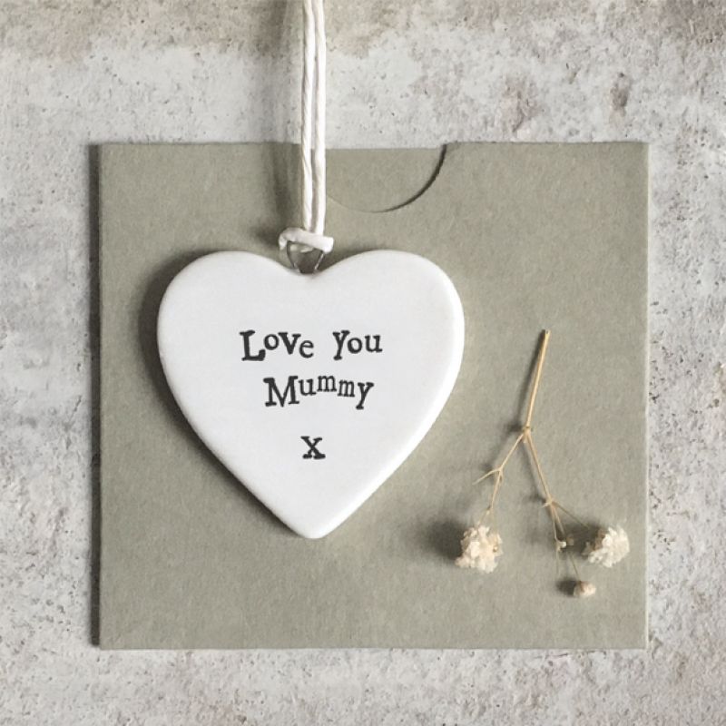 Little porcelain heart - Love you mummy