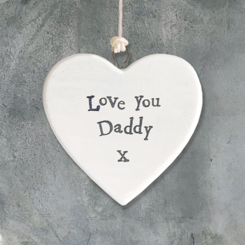 Little porcelain heart - Love you daddy