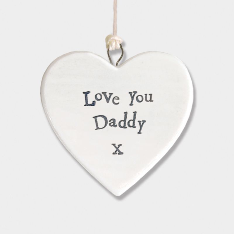 Little porcelain heart - Love you daddy