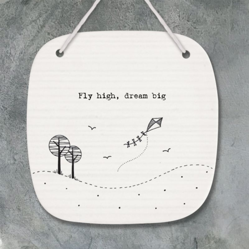 Πορσελάνινο κάδρο - Fly high, dream big 