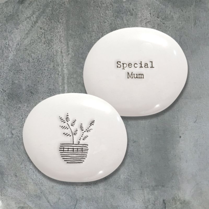 Porcelain pebble-Special mum