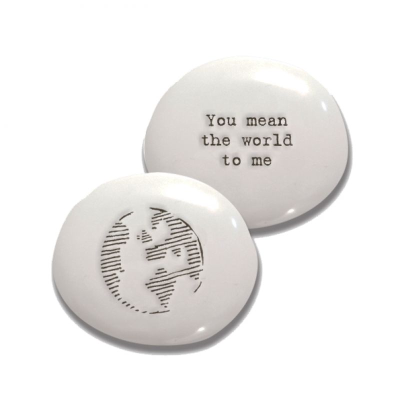 Porcelain pebble-The world