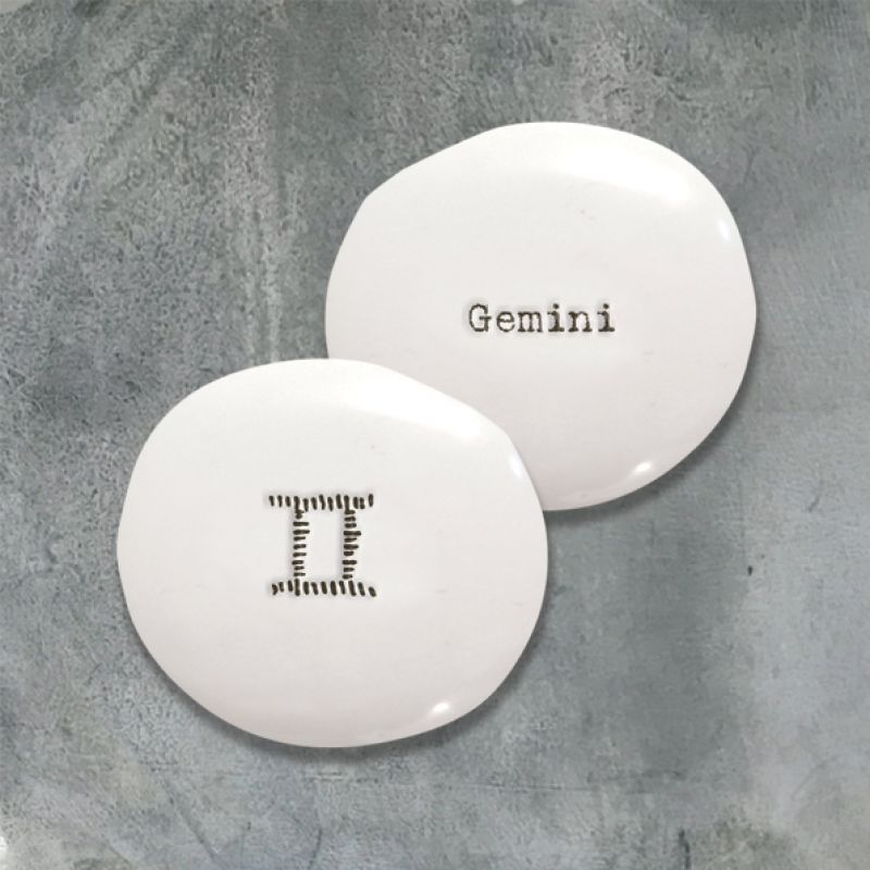 Zodiac pebble – Gemini