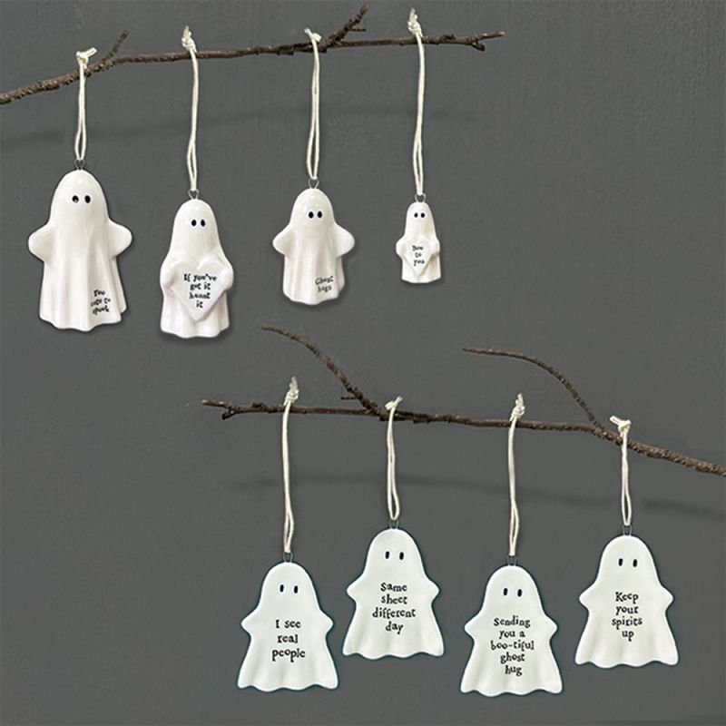 Φάντασμα κρεμαστό 5,5εκ.-Sending you a boo-tiful ghost hug