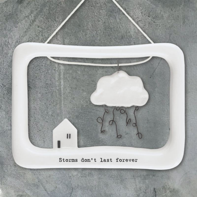 Porcelain open frame – Storms don’t last forever