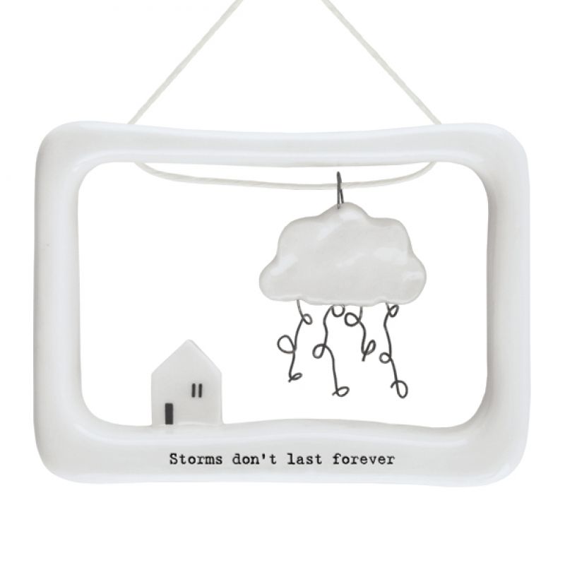 Porcelain open frame – Storms don’t last forever