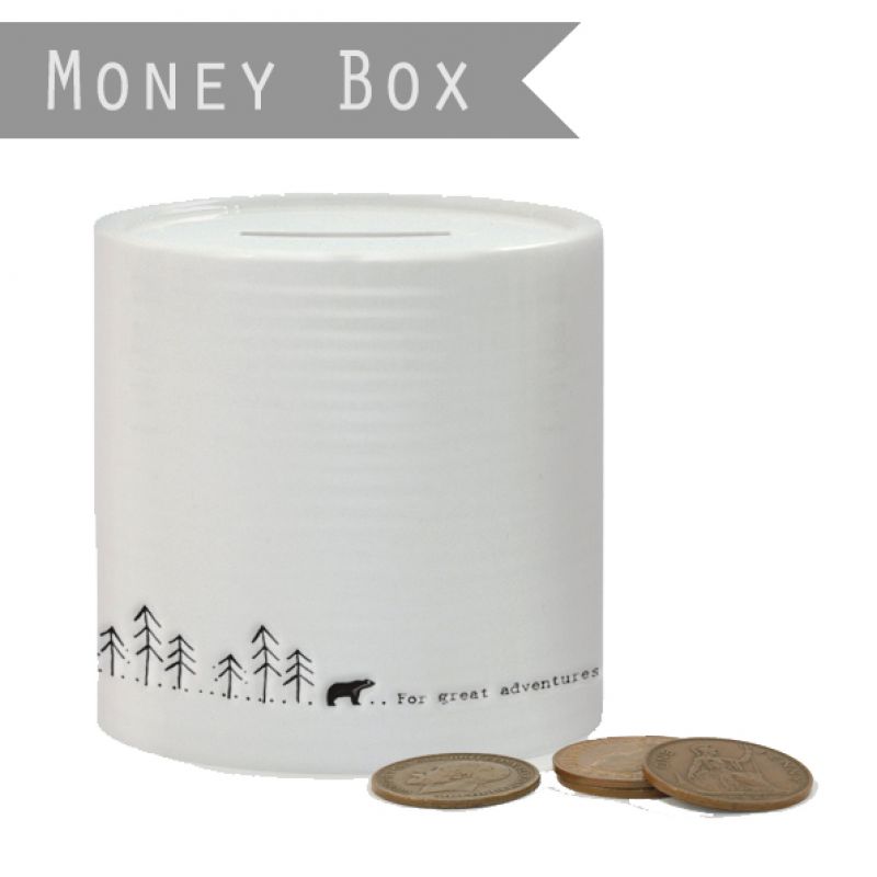 Porcelain money box – adventures