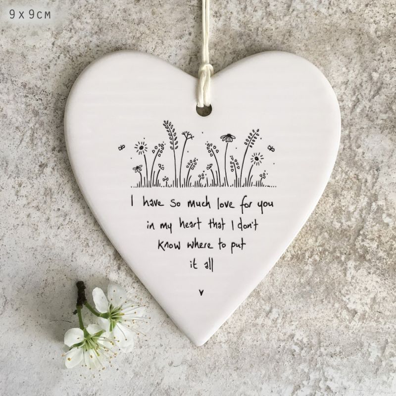 Καρδιά στρογγυλή 10εκ. - Have so much love for you