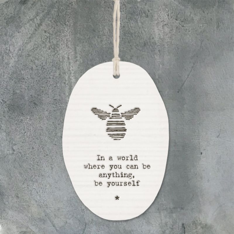 Porcelain hanger bee-In a world