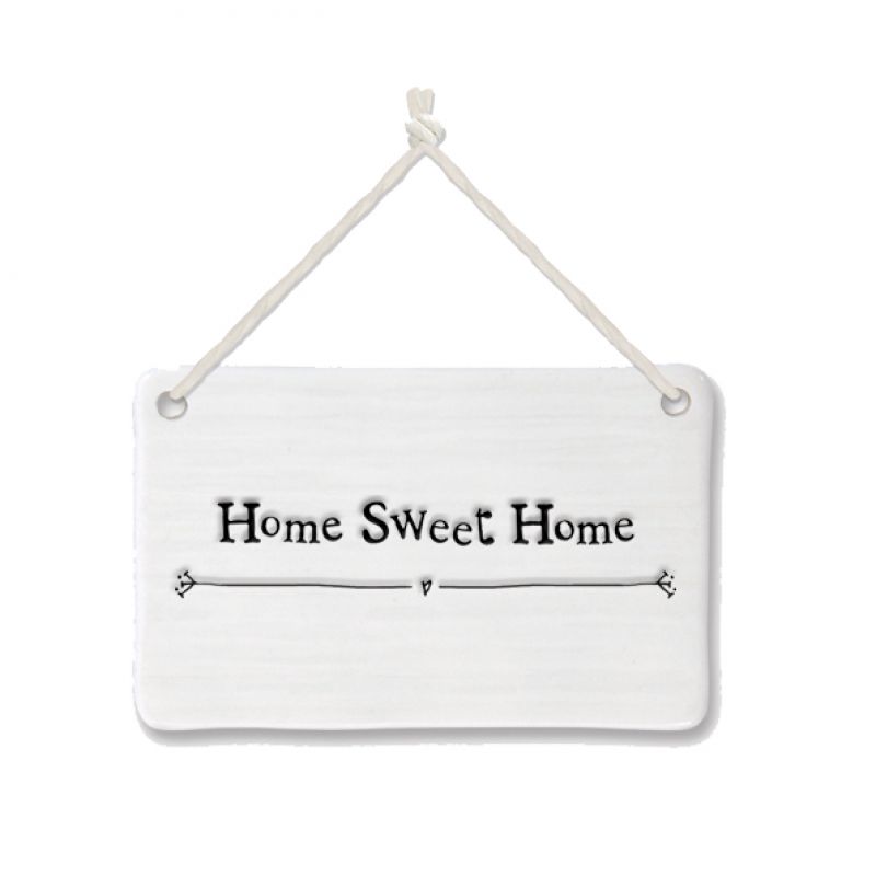 Πορσελάνινη επιγραφή - Home sweet home | Synchronia.gr Πορσελάνινη επιγραφή - Home sweet home | Synchronia.gr