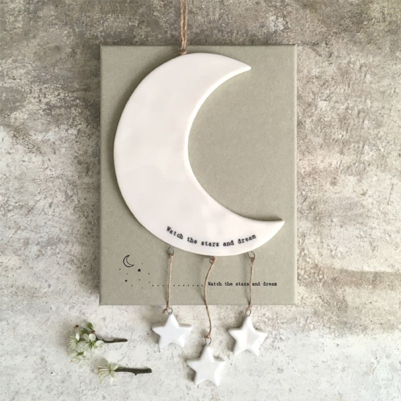 Porcelain mobile-Moon