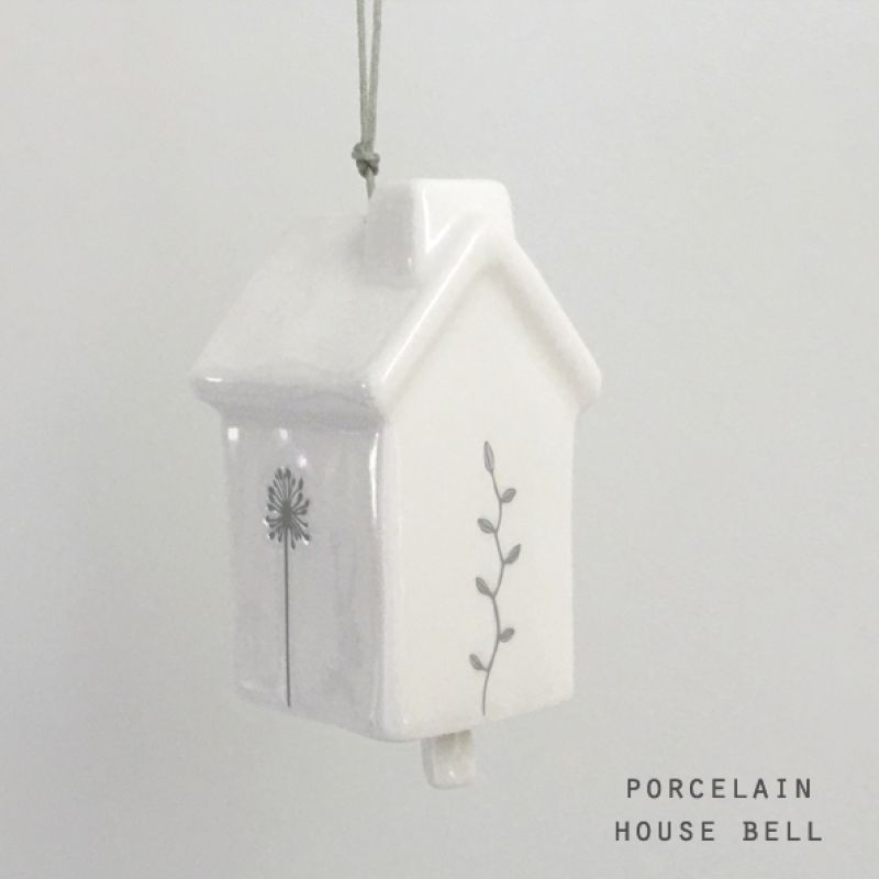 Porcelain hanging bell-House