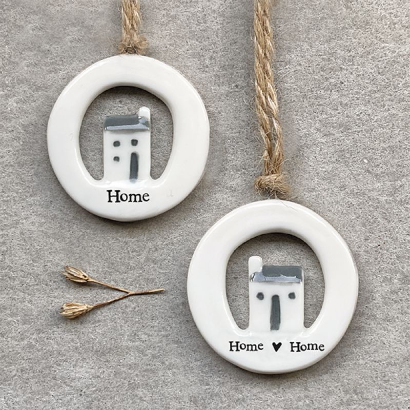 Πορσελάνινος κύκλος 3,5εκ. - Home heart home