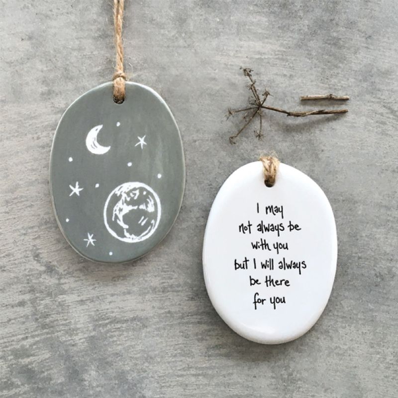 Sgraffito hanger-I may not be with you