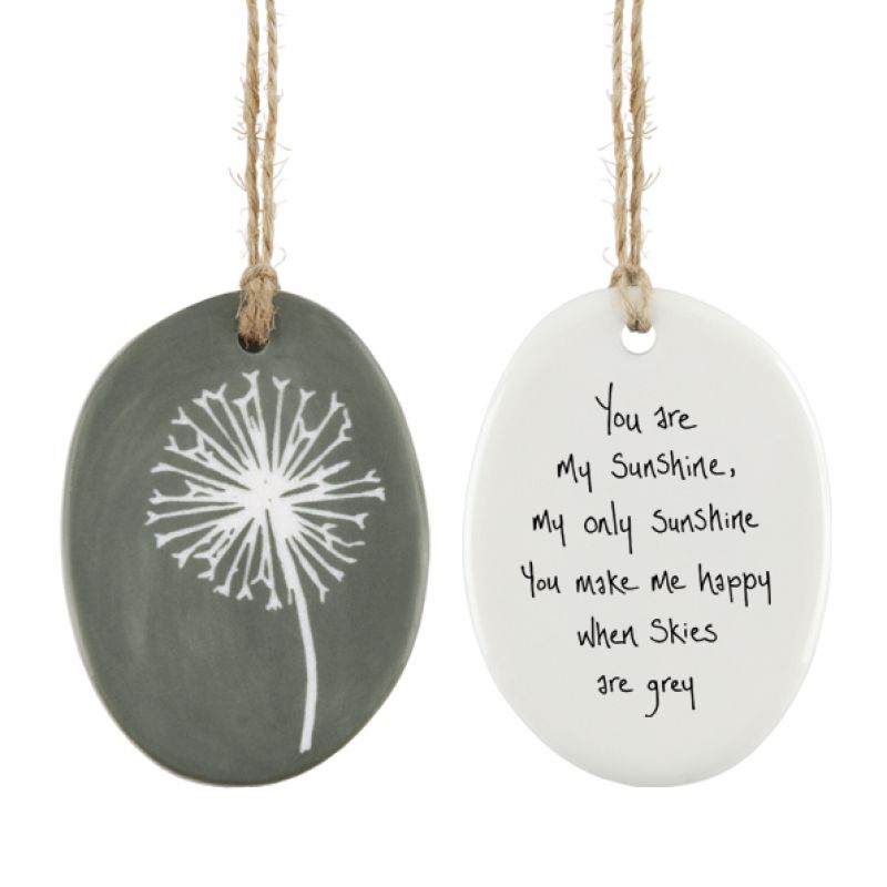 Sgraffito hanger-You are my sunshine