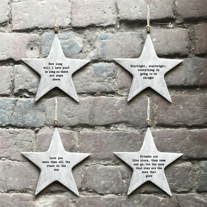 Rustic hanging star-Starlight, starbright