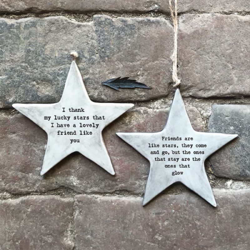 Rustic hanging star-Lucky stars