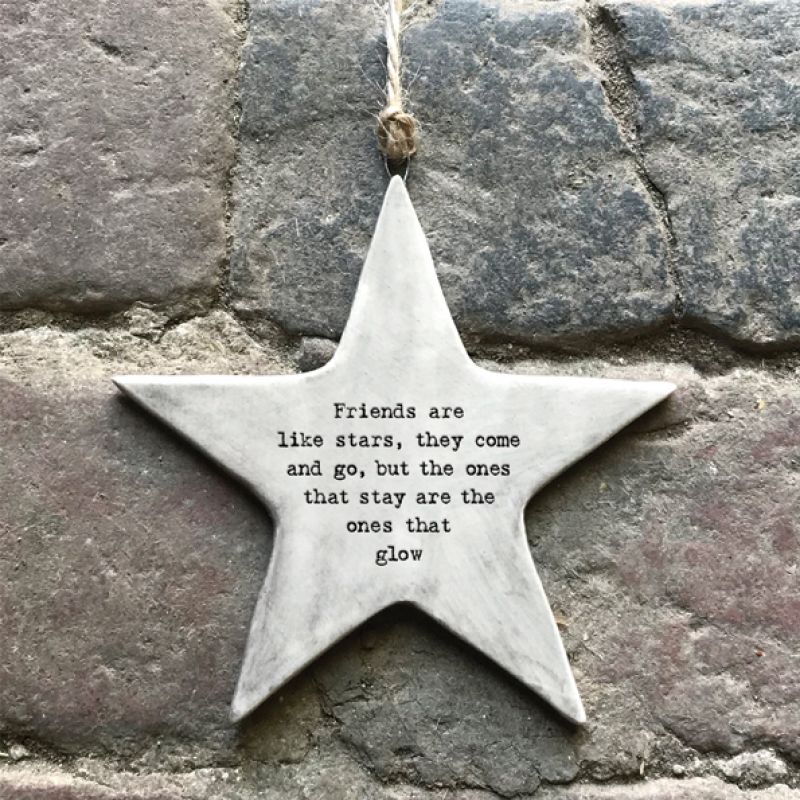 Αστέρι ρουστίκ-Friends are stars …