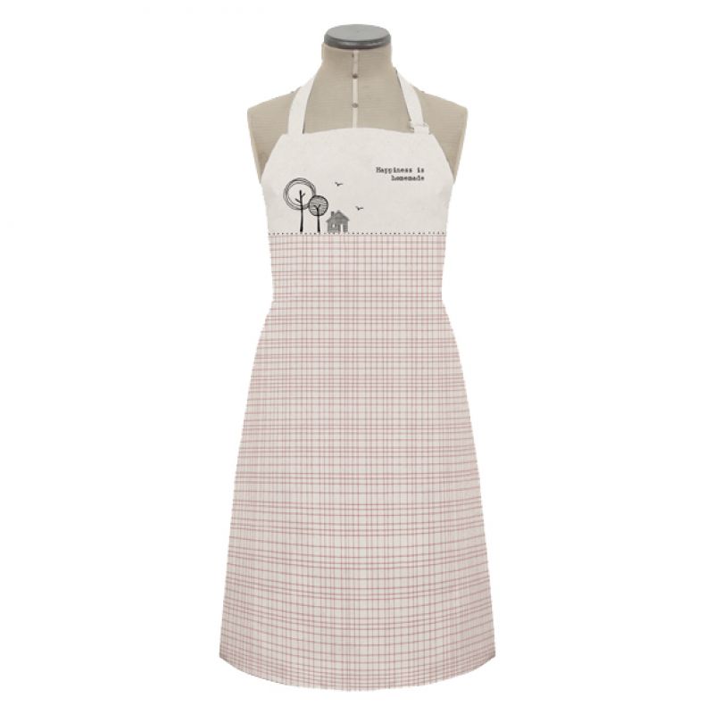 Thin stripe apron-Love at first bite