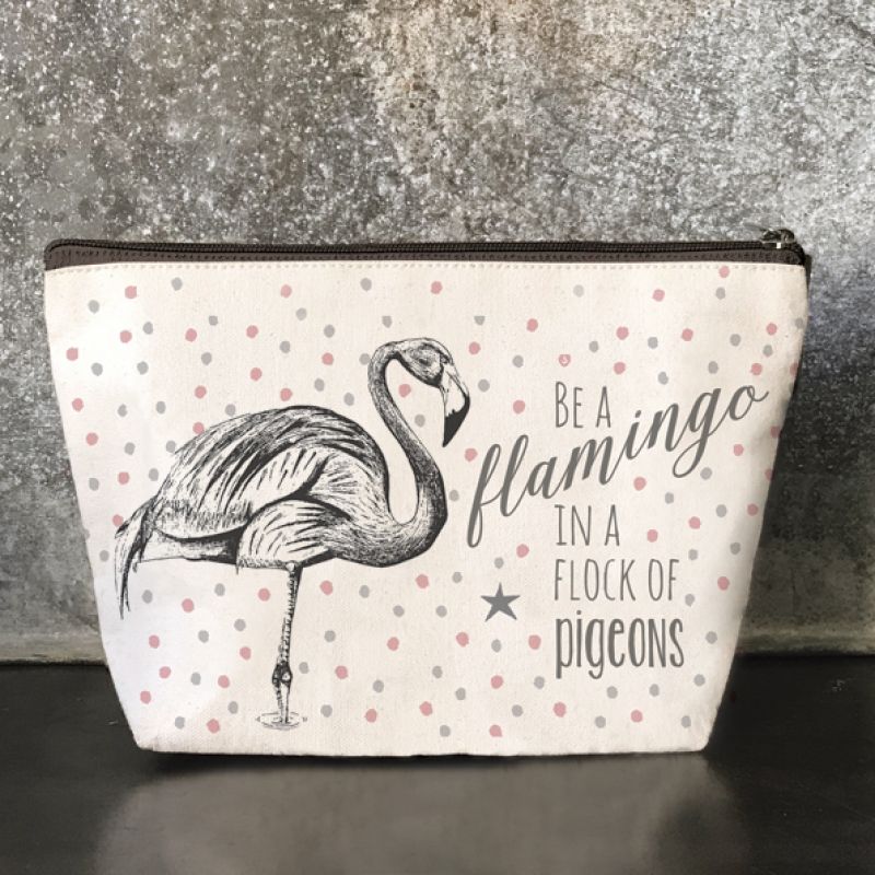 Cosmetic bag – Flamingo