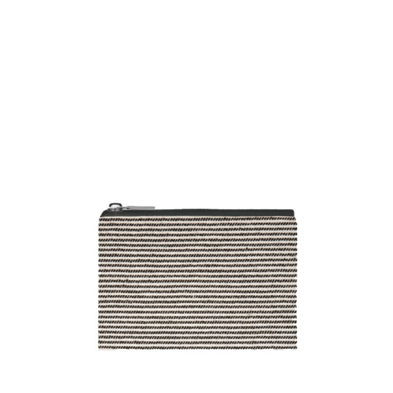 Purse-Thin black stripes