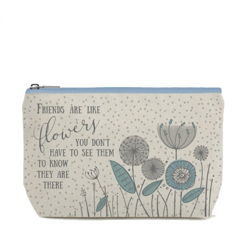 Cosmetic bag – Flowers / Friends are