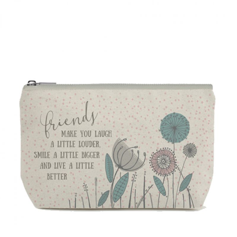 Cosmetic bag – Flowers / Friends make you