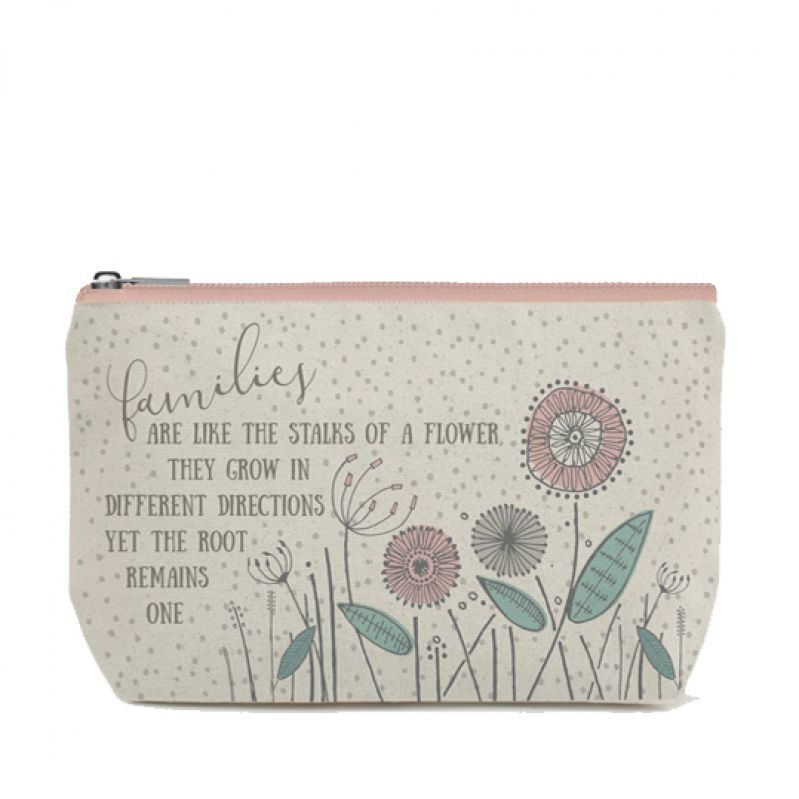 Cosmetic bag – Flowers / Families are