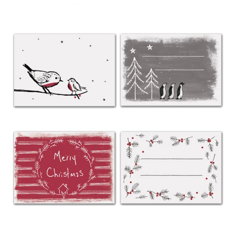 Sticker sheet-Christmas stickers (12)