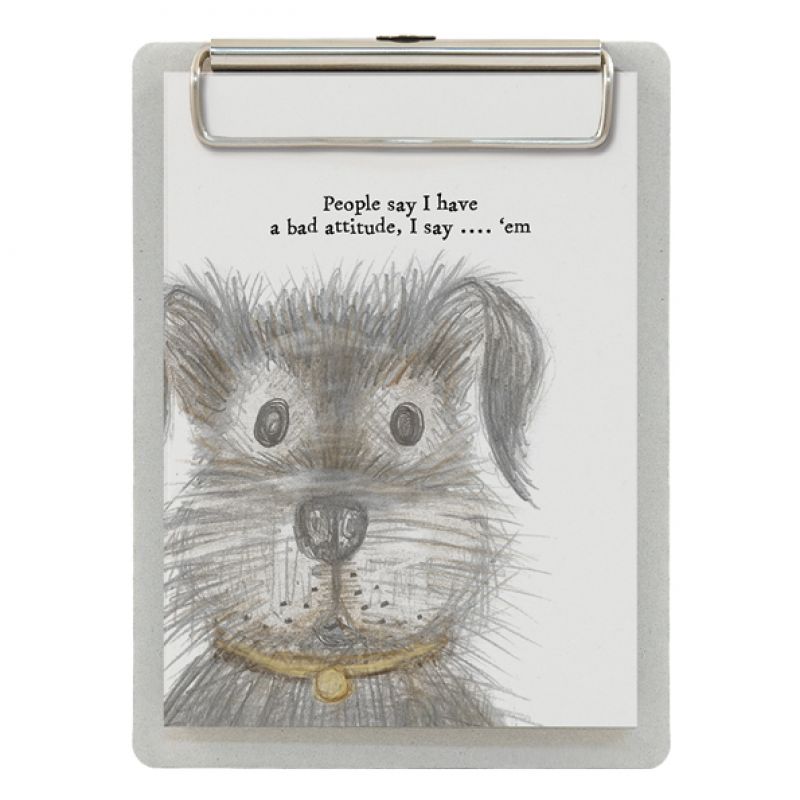 Dog hanging pad-People say I have attitude