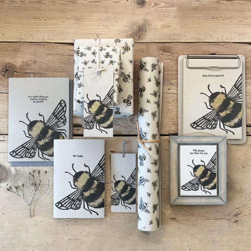 Block print hanging pad-Bee
