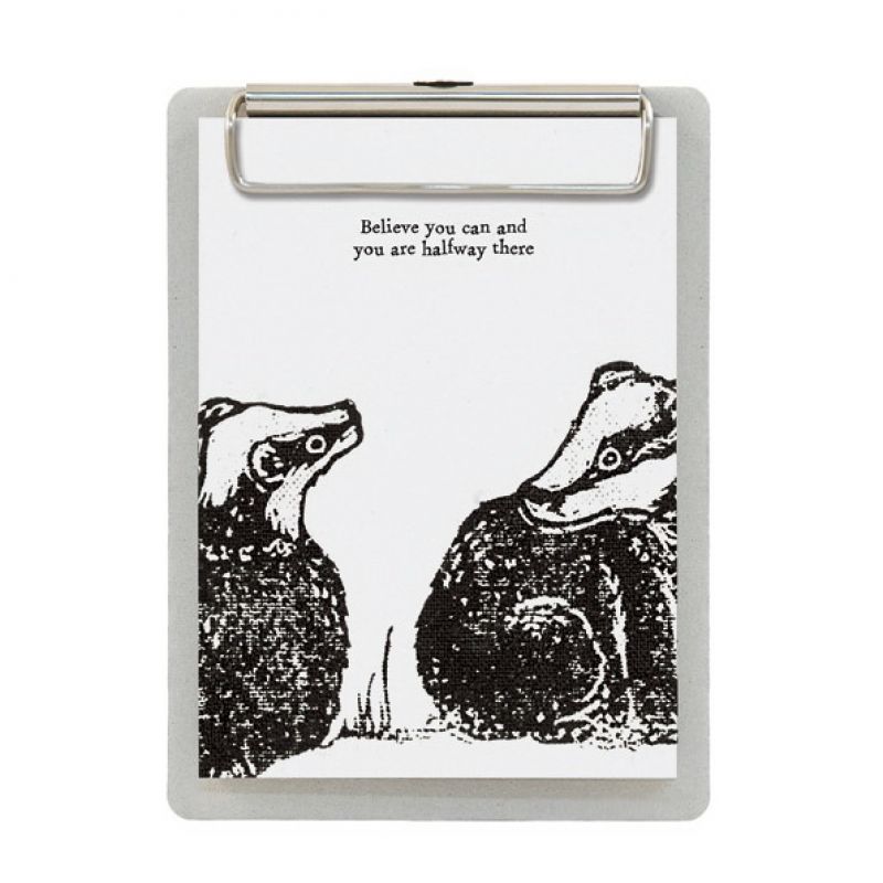 Block print hanging pad-Badgers