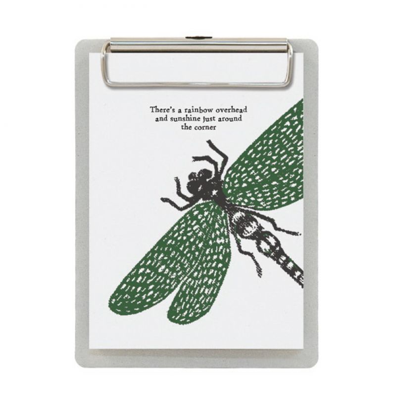 Block print hanging pad-Dragonfly