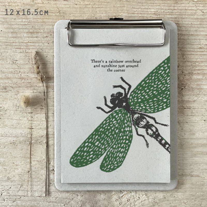 Block print hanging pad-Dragonfly