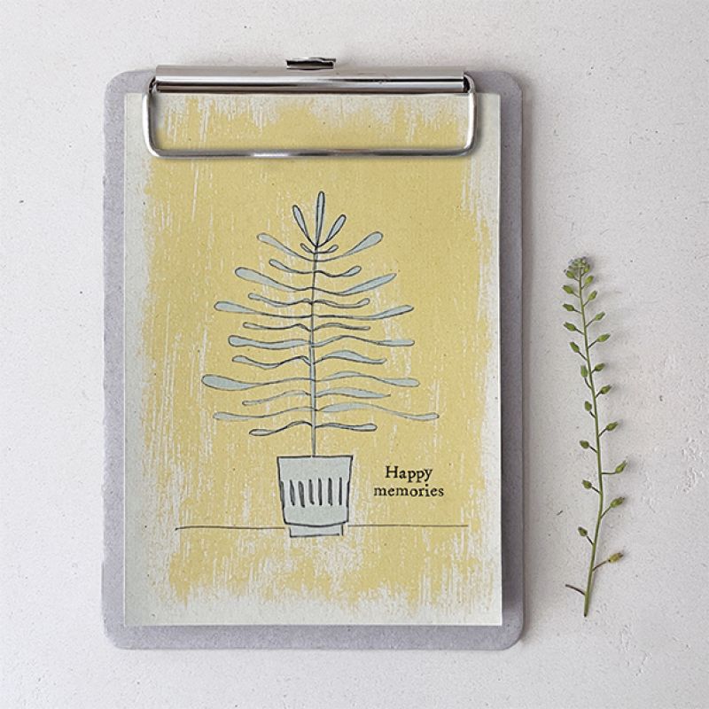 Hanging plant pad-Happy memories Size: 12x1,5x16,5 cm