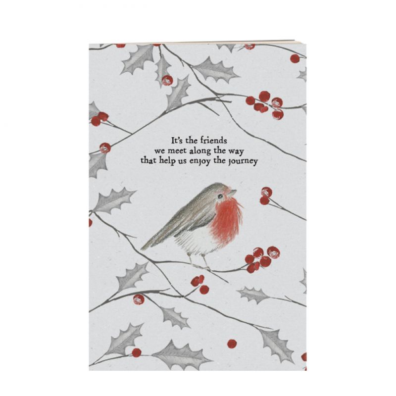 Small bird note book-Friends we meet-Robin